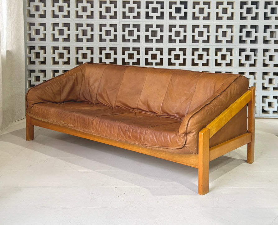 1970s Danish Three Seater Sofa