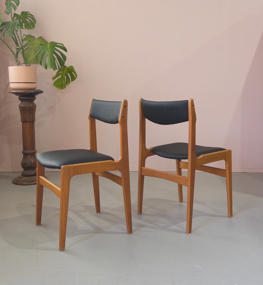 Four Erik Buch Dining Chairs in Oak