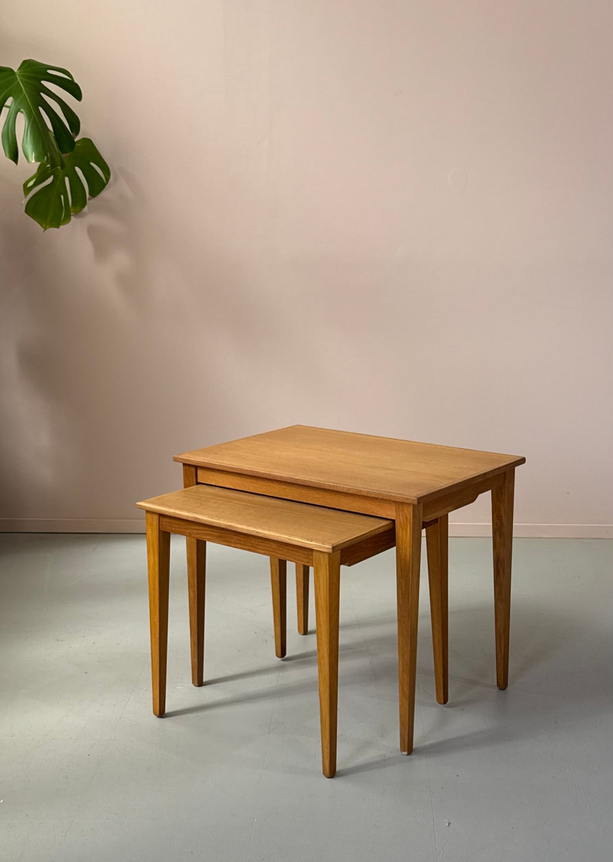 Danish Nest of Tables in Oak