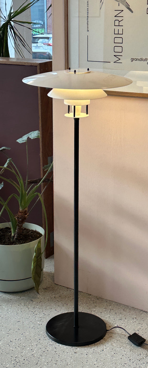 Danish Vintage Louvred Floor Lamp