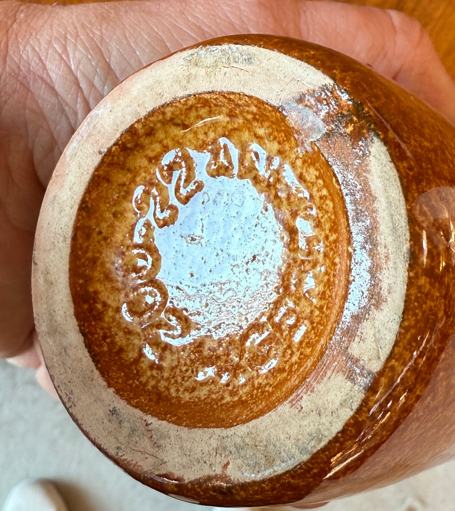West German Fat Lava Table Vase - Scheurich
