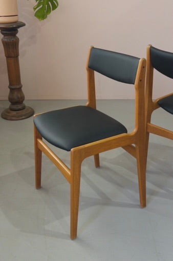 Four Erik Buch Dining Chairs in Oak