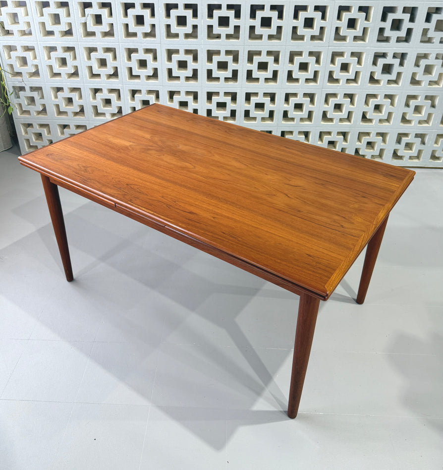 Danish Extension Dining Table in Teak