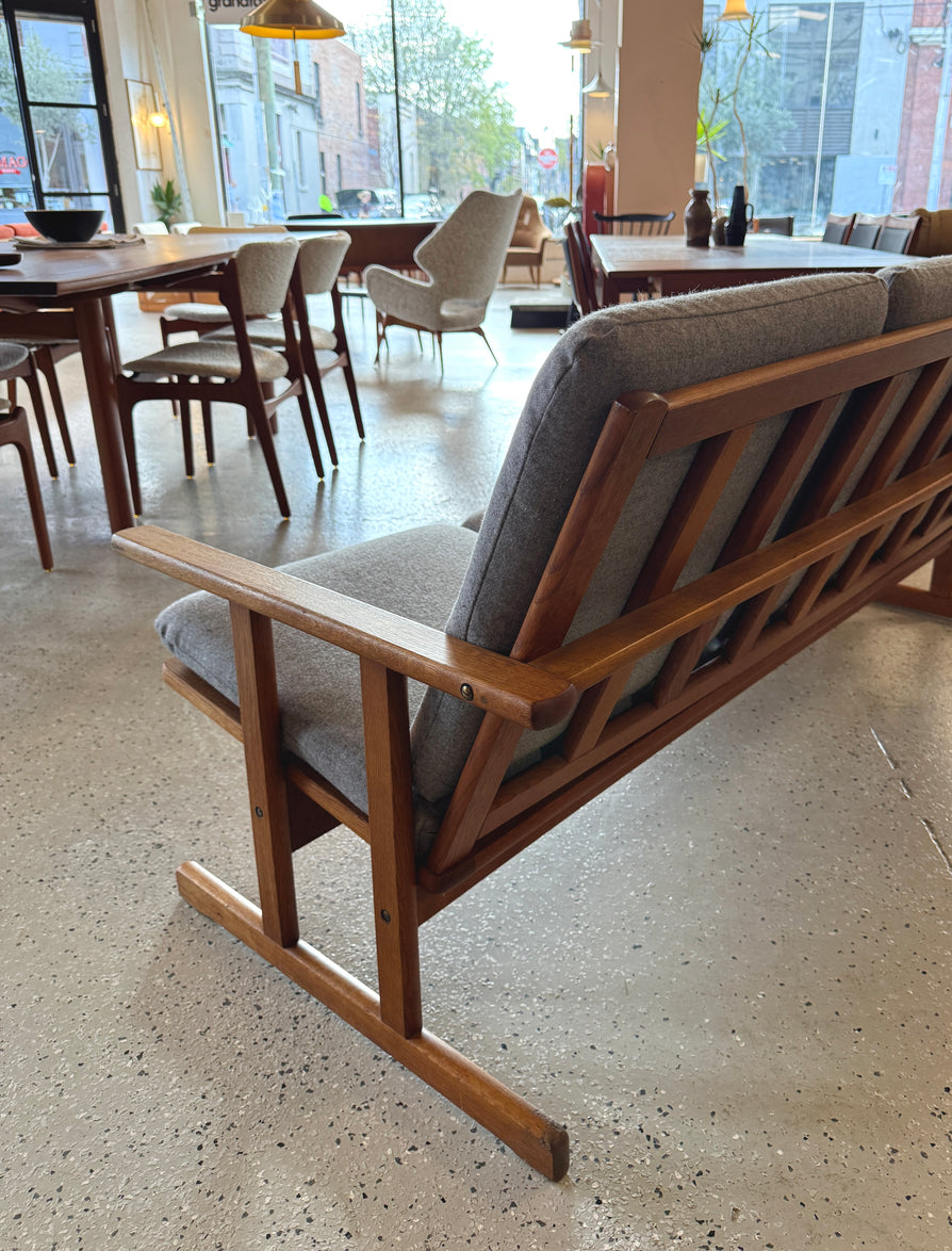 Jørgen Bækmark Sofa in European Oak and Wool