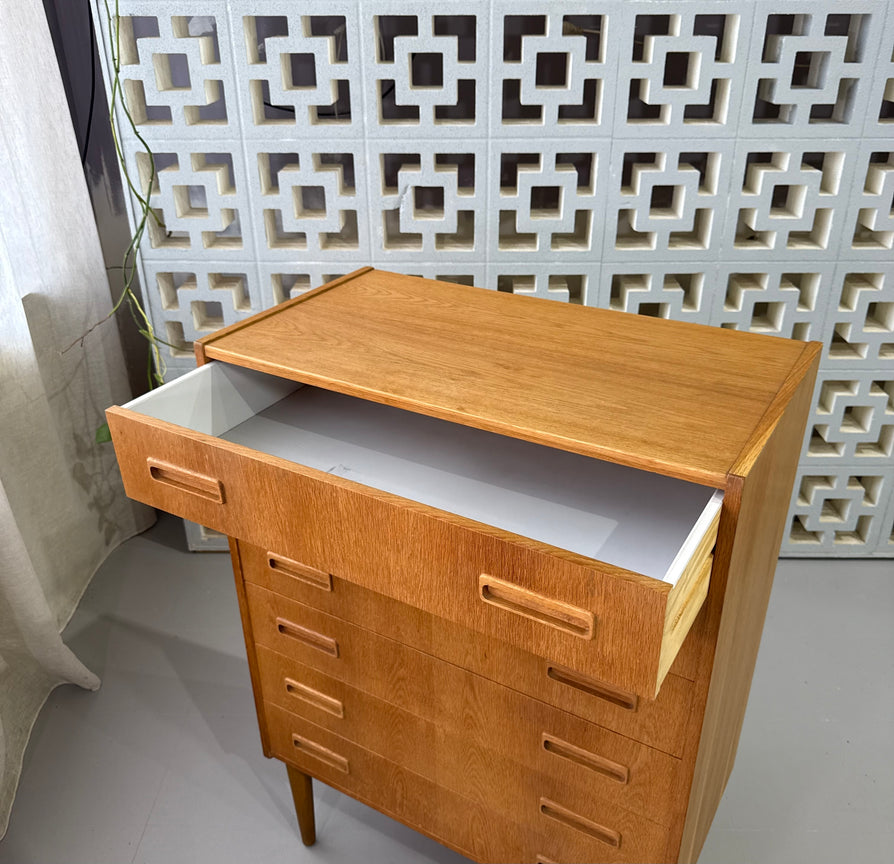 Danish Tallboy in Oak