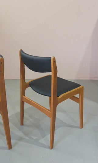 Four Erik Buch Dining Chairs in Oak