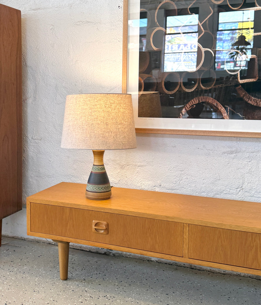 West German Dümler & Breiden Ceramic Table Lamp