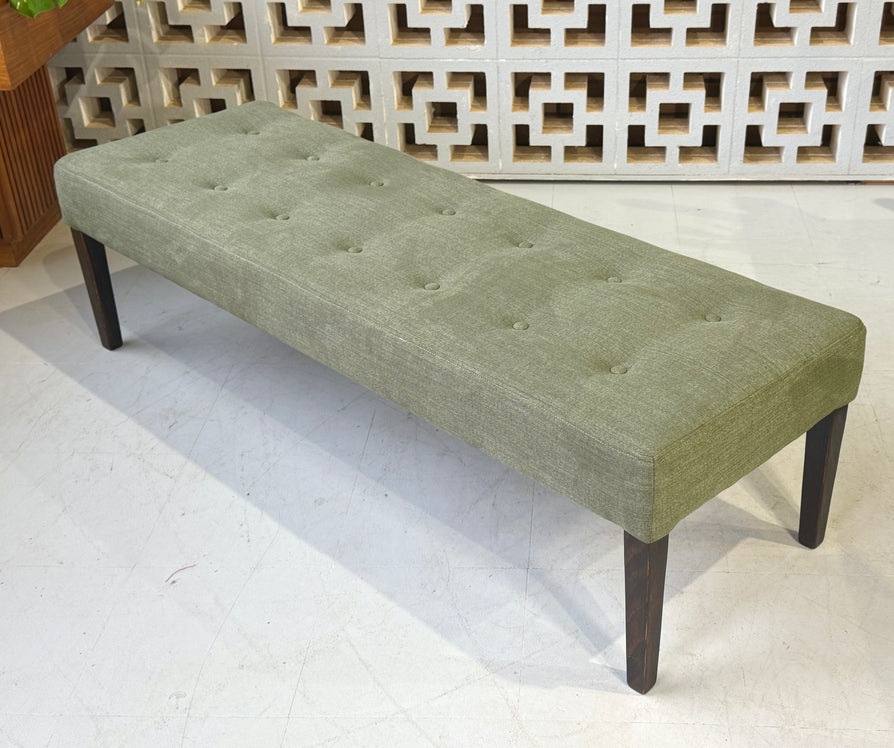 Mid-Century Bench Seat in New Fabric