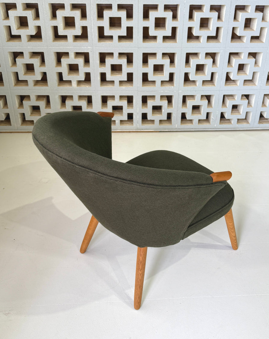 Danish Cocktail Chair in New Fabric