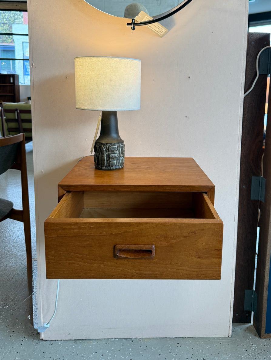 Danish Floating Bedside Table