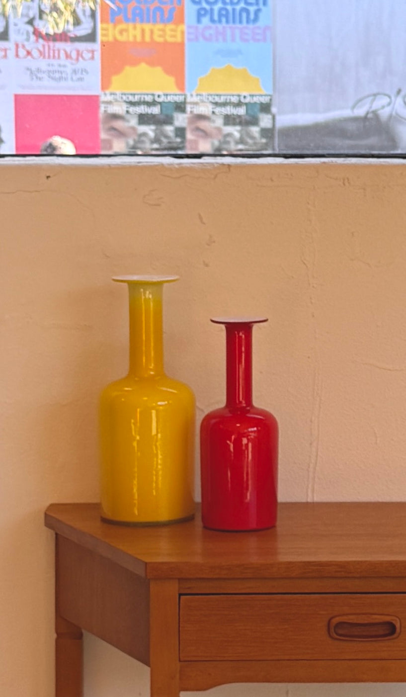 Otto Brauer & Per Lutkin Gulvvase in Yellow