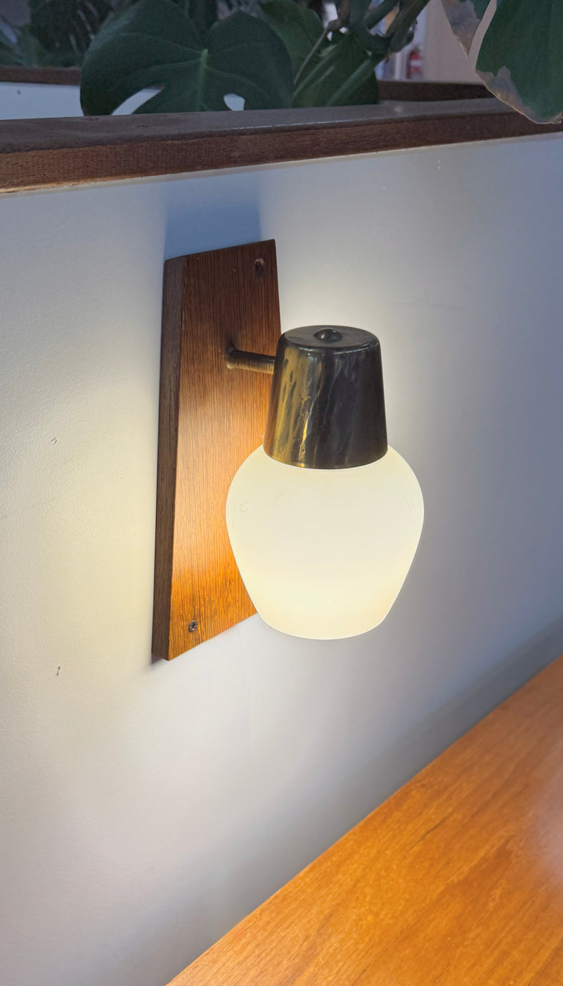 Pair of Mid-Century Wall Sconces / Bedside Lamps