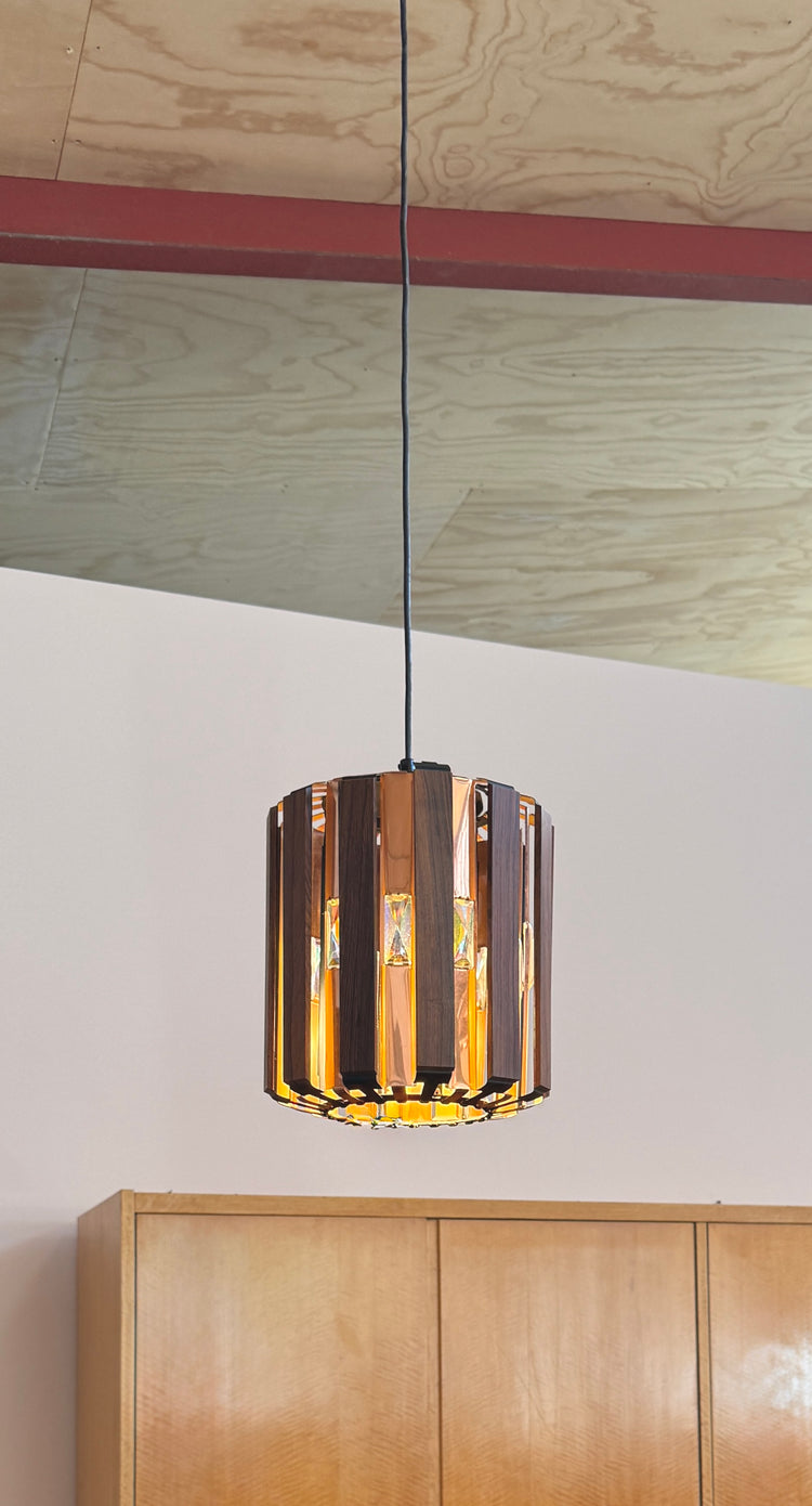 Werner Schou Pendant in Copper & Rosewood