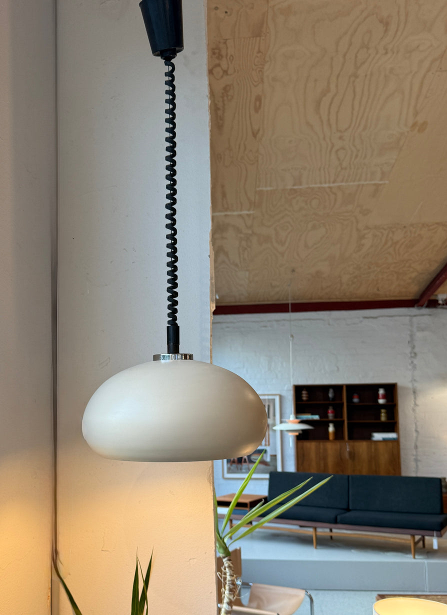 Mid-Century Pendant with Retracting Mechanism