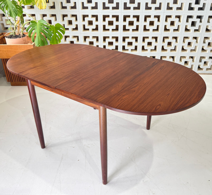 Danish Extension Dining Table in Rosewood