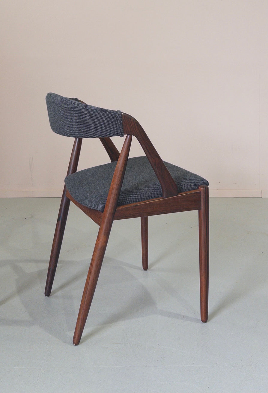 Four Kai Kristiansen #31 Dining Chairs in Kvadrat Wool