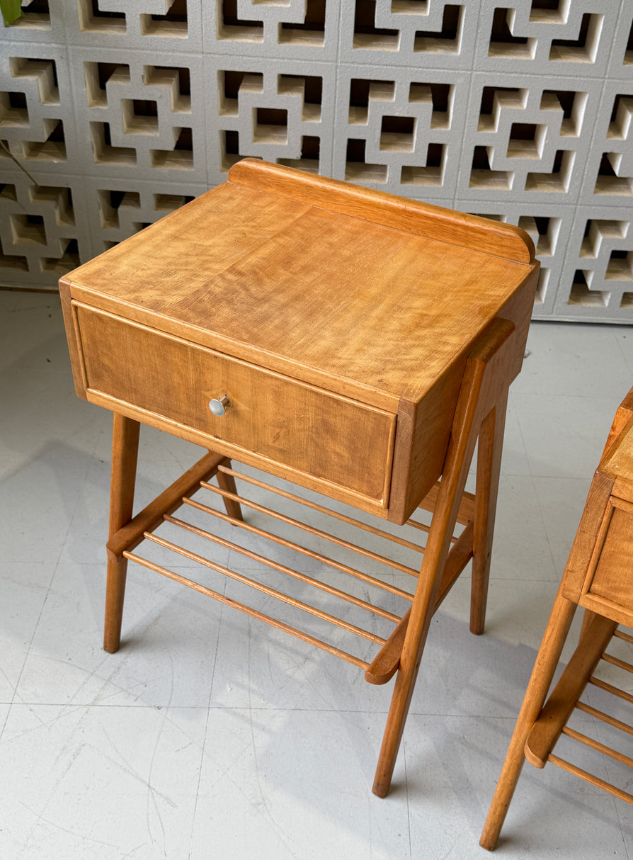 Pair of Mid-Century Bedside Tables