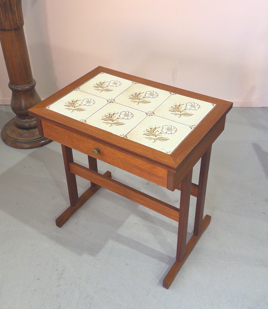 Single Bedside Table / Side Table in Teak