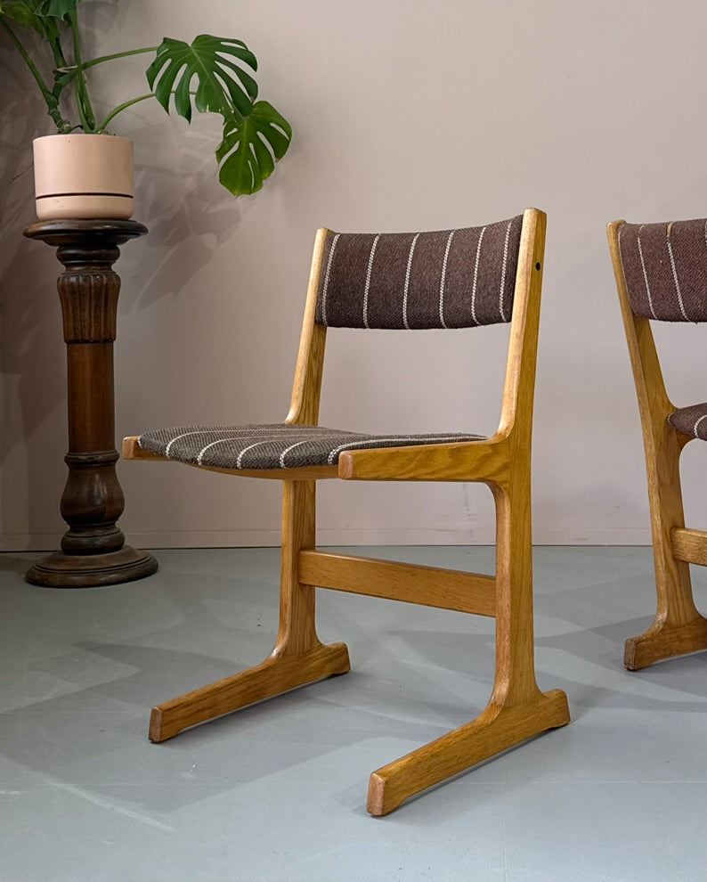 Four Cantilever Dining Chairs by Farstrup