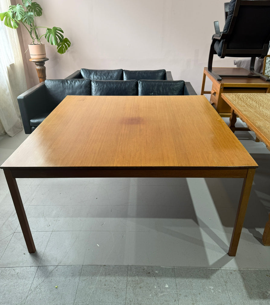 Large Square Danish Dining Table in Teak