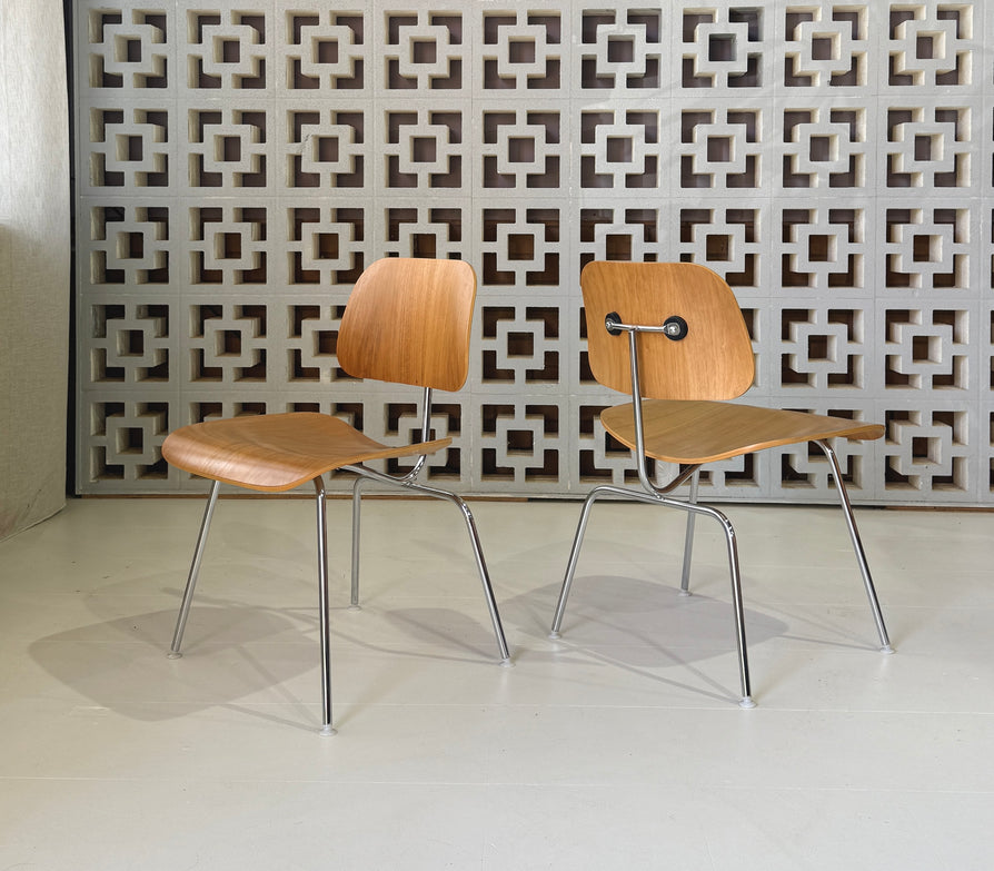 Set of Six Eames for Herman Miller DCM Chairs