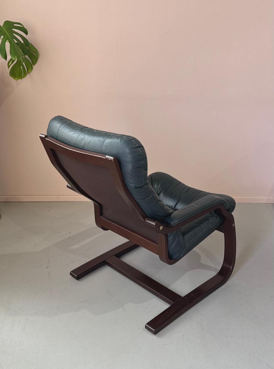 Joe Rufenacht Cantilever Bentwood Lounge Chair