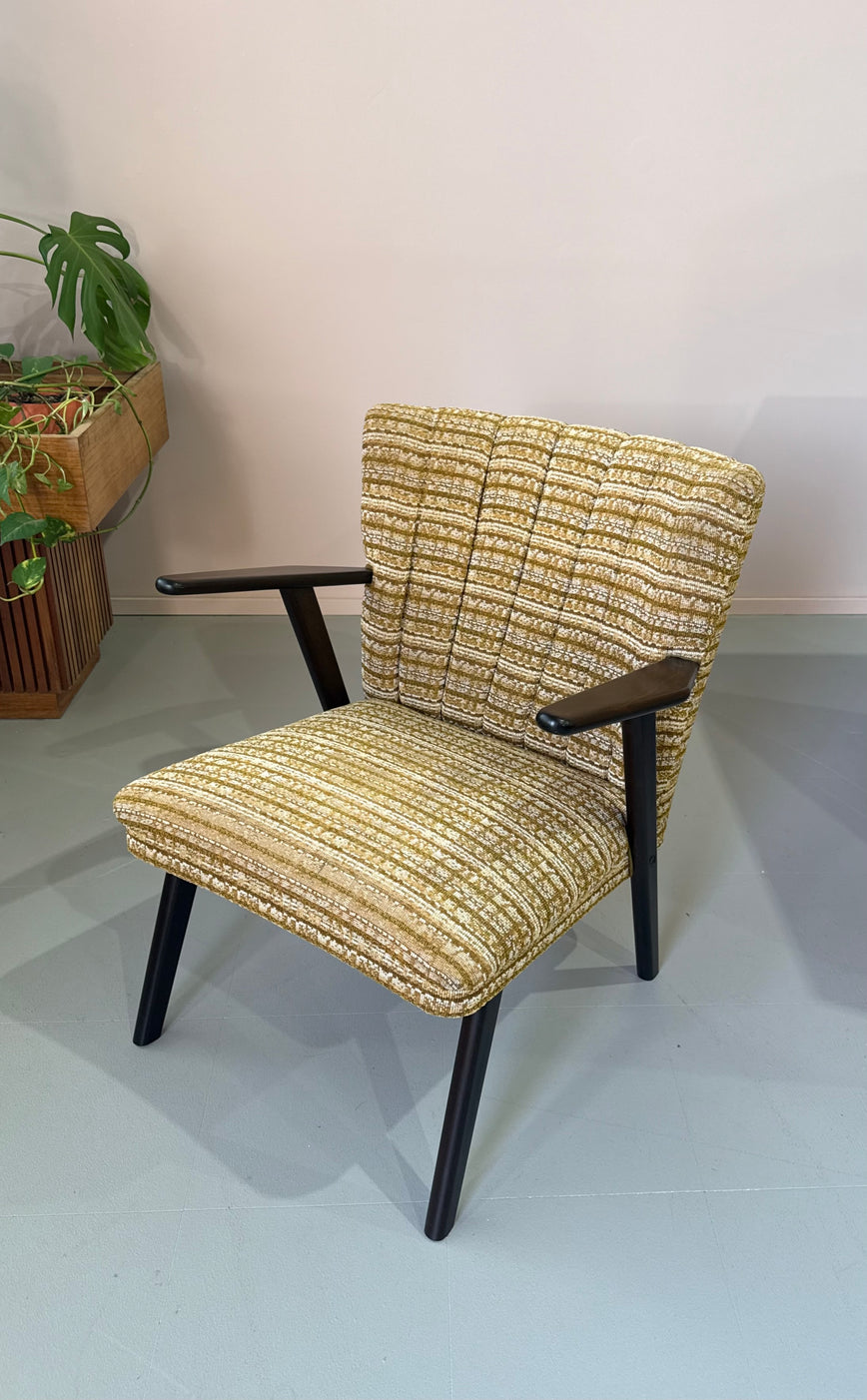 Classic Danish Armchair in Original Wool