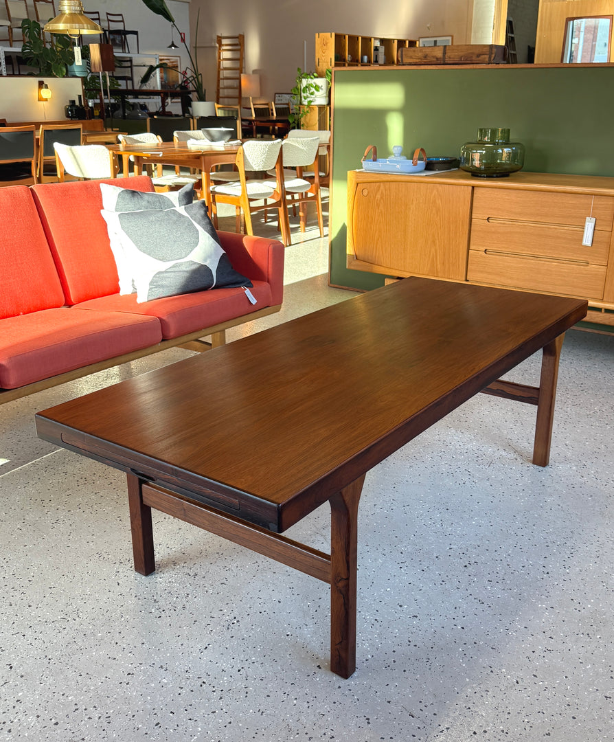 Danish Coffee Table in Rosewood by Dyrlund