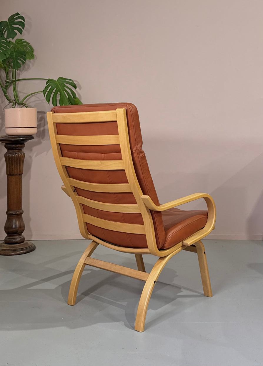 Danish Bentwood Lounge Chair