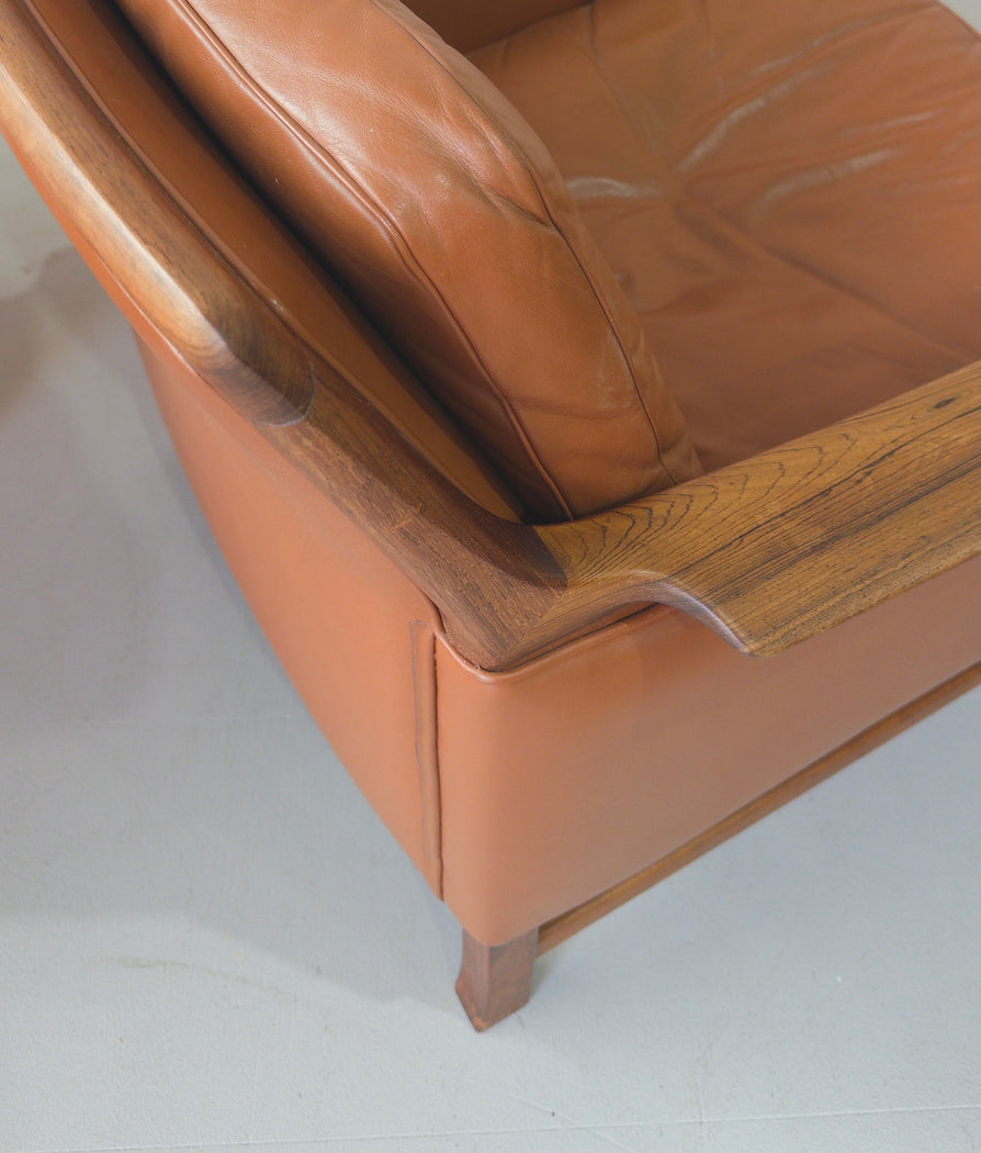 Pair of Torbjørn Afdal Lounge Chairs in Leather