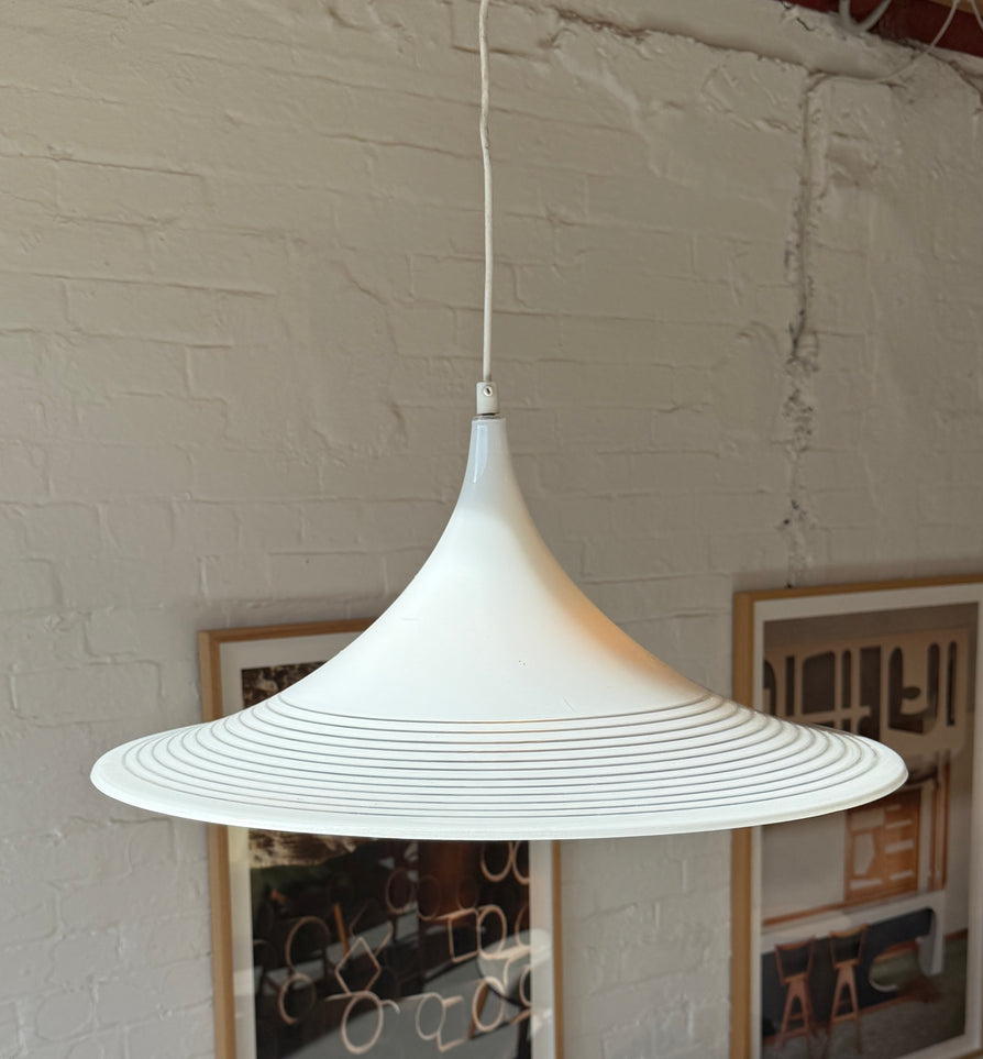 Meblo Guzzini "Trumpet" Pendant in Lucite