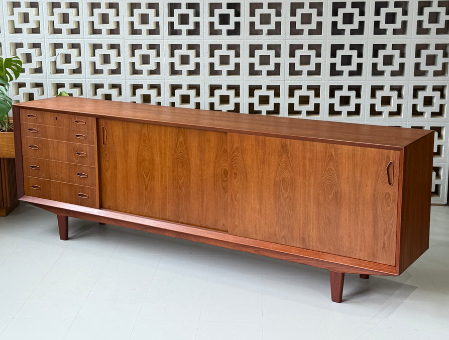 Long Danish Sideboard in Teak