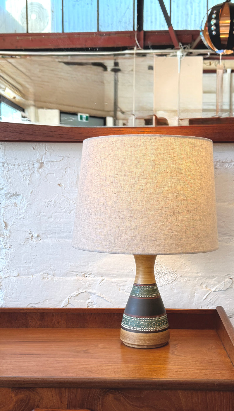 West German Dümler & Breiden Ceramic Table Lamp