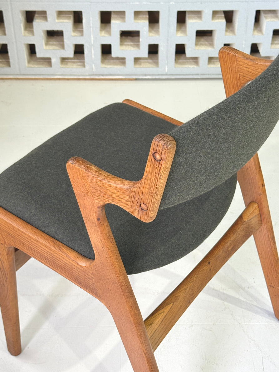 Four Danish Elbow Dining Chairs by Nova