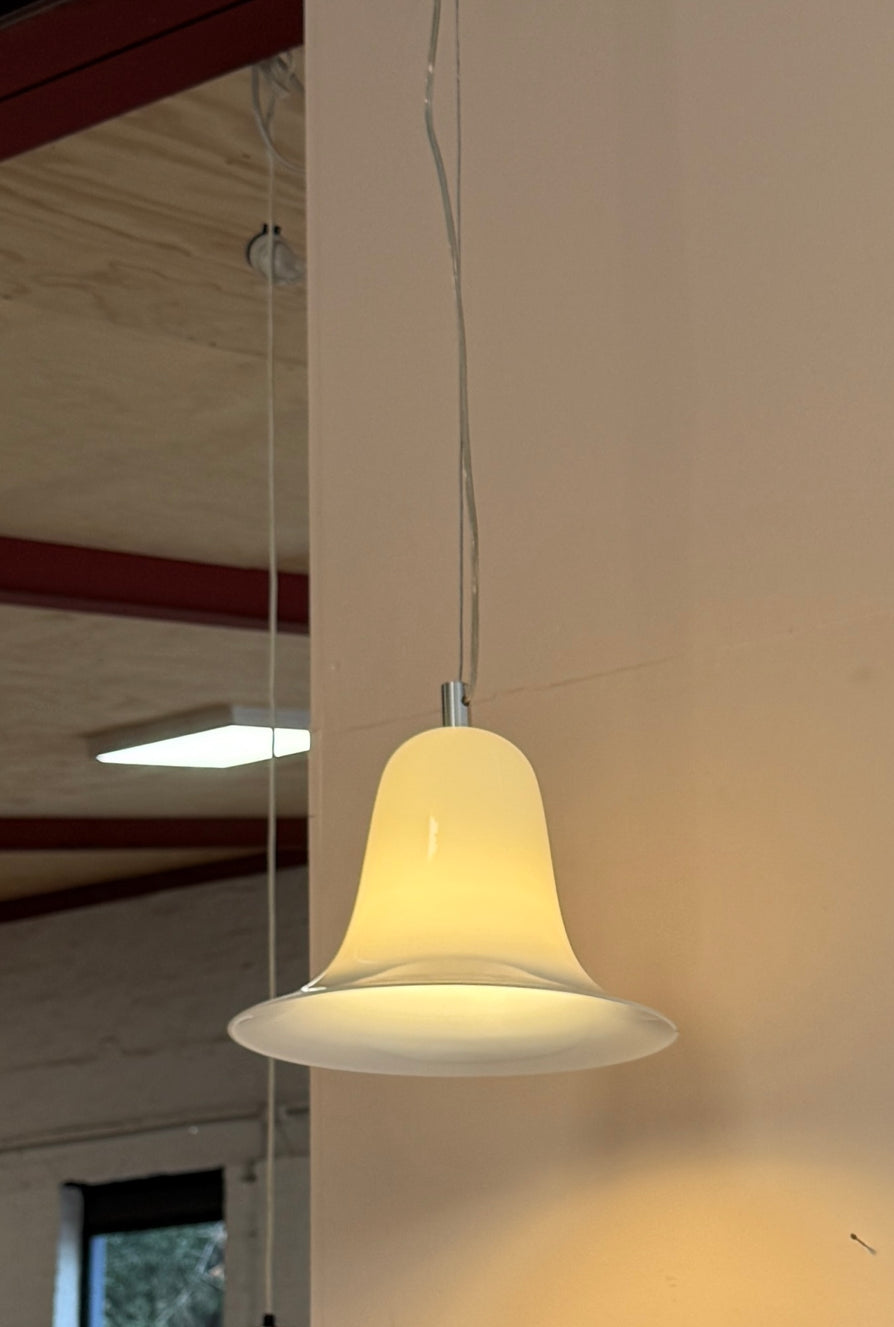 Verner Panton Pantop Pendant in White Glass