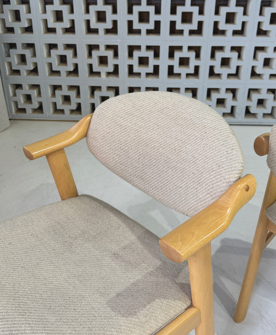 Six Schou Andersen Dining Chairs in Beech