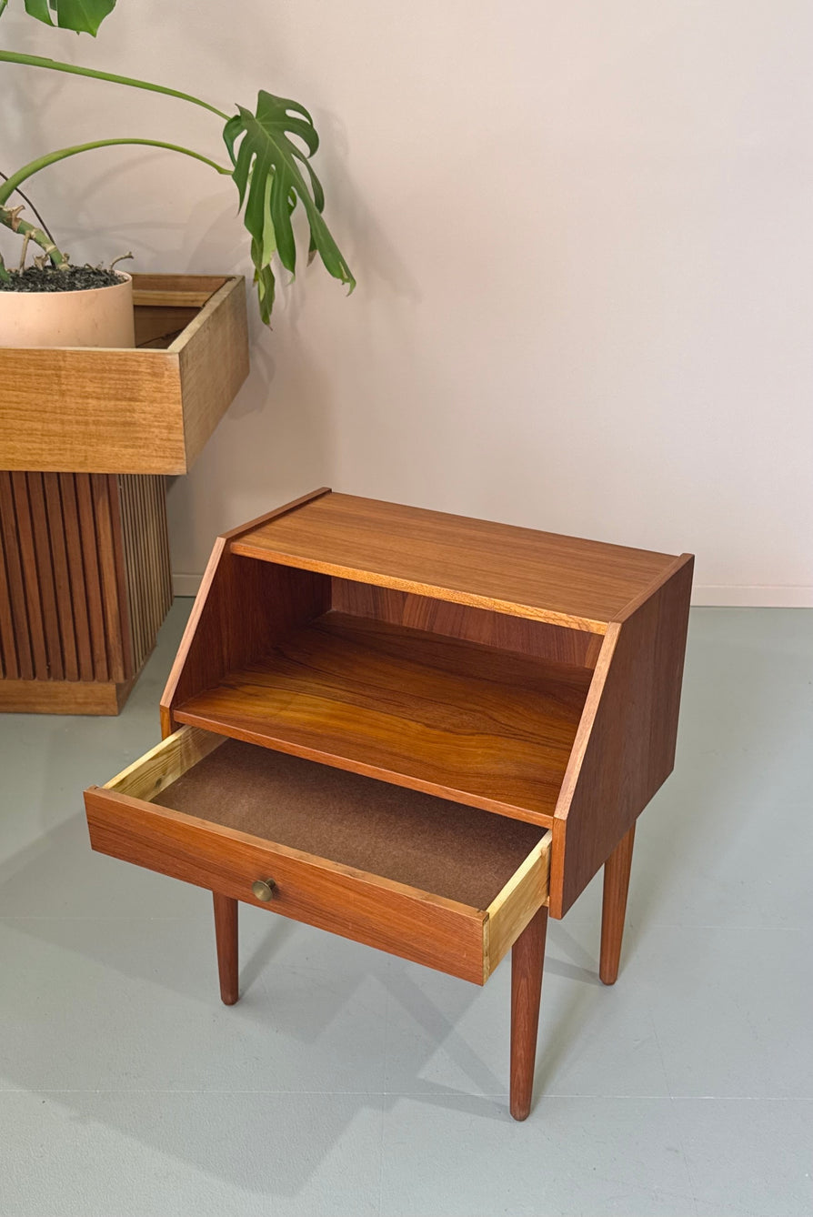 Danish Bedside Table in Teak
