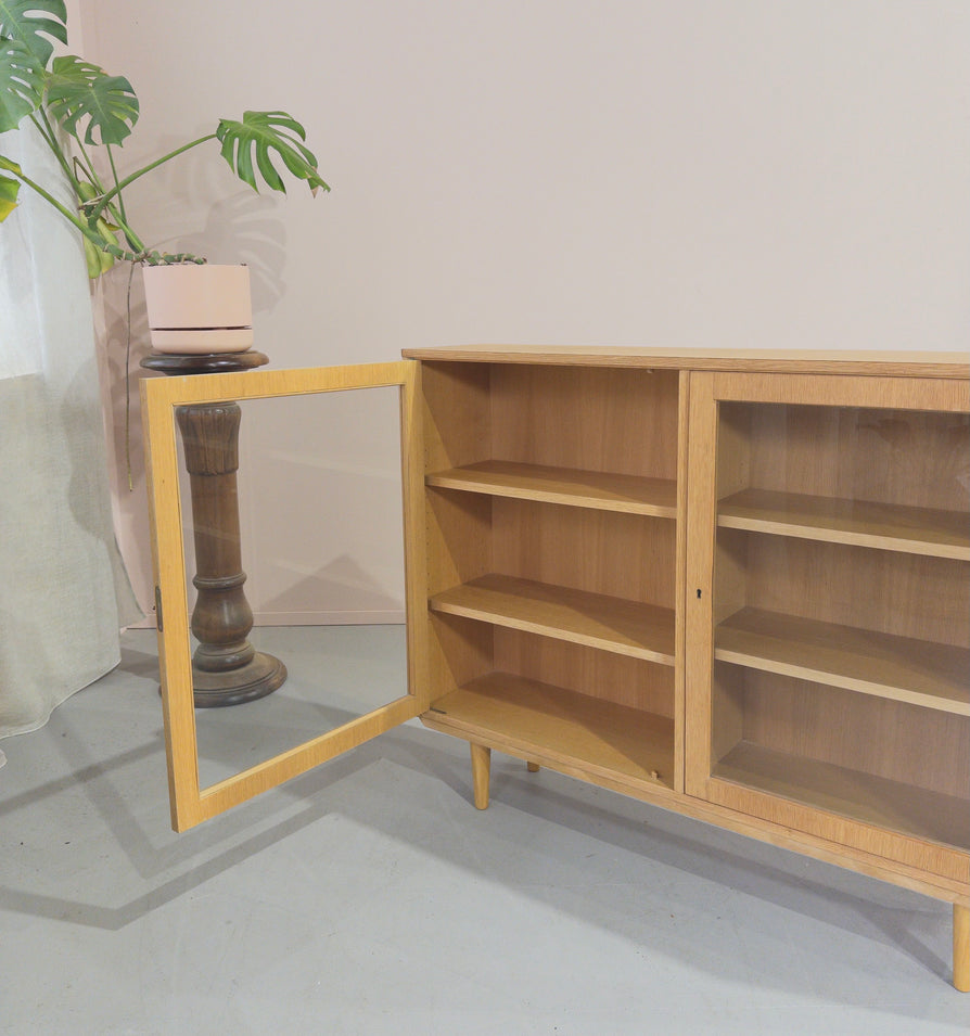 Danish Display Case in Oak