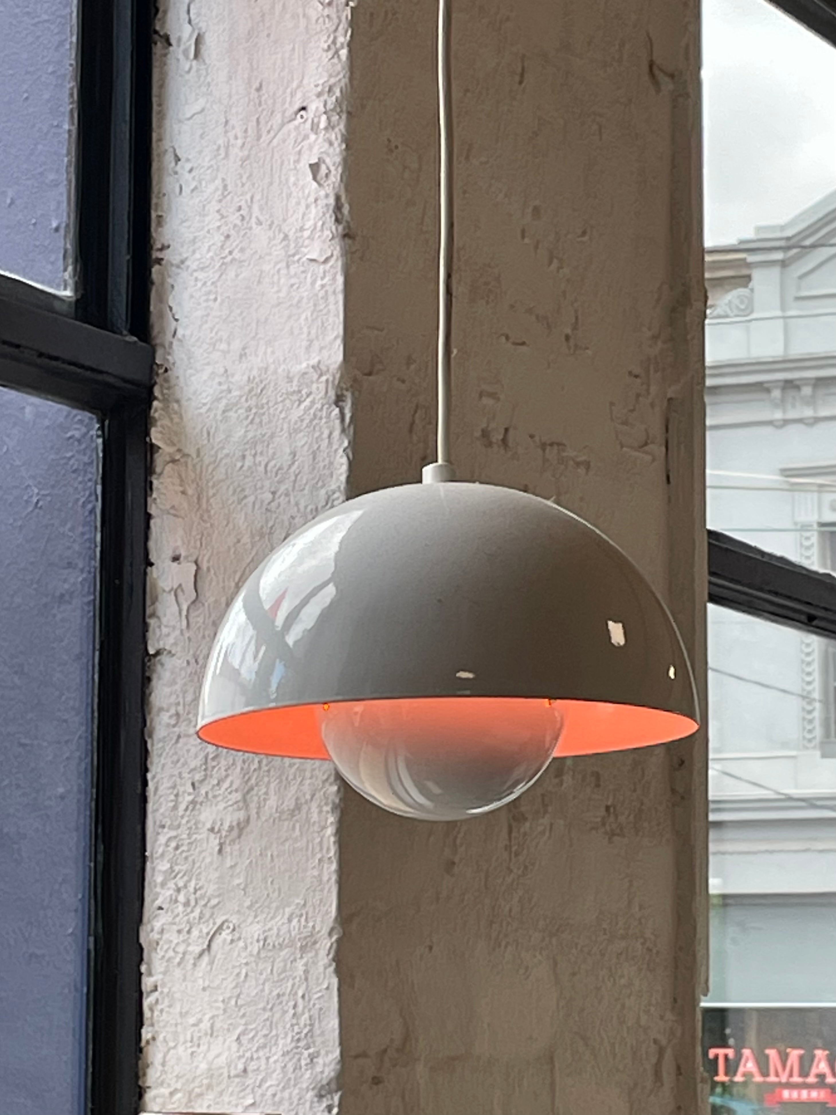 Verner Panton “Miss Sixty” Pendant in White