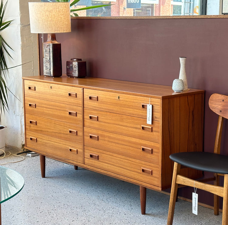 Double Chest of Drawers in Teak