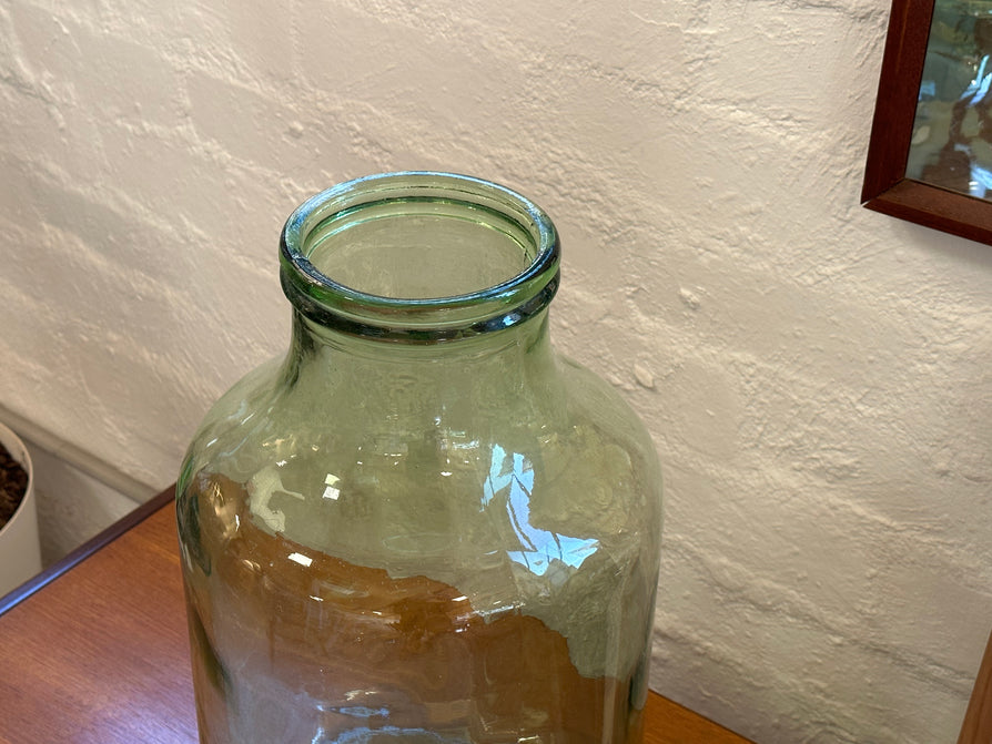 Large Jar in Clear Glass
