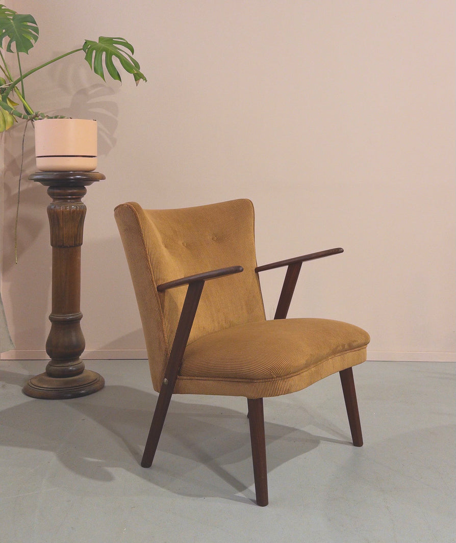 Danish Cocktail Chair in New Fabric