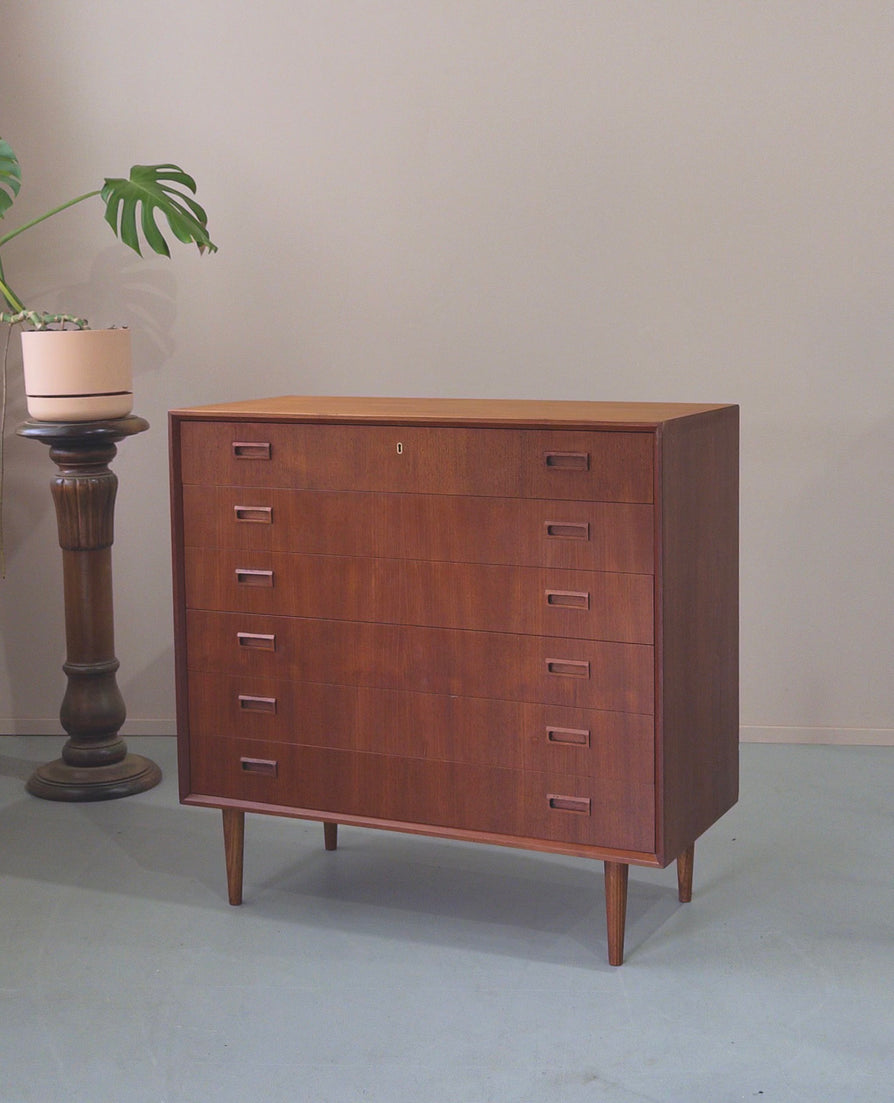 Johannes Sorth Chest of Drawers in Teak