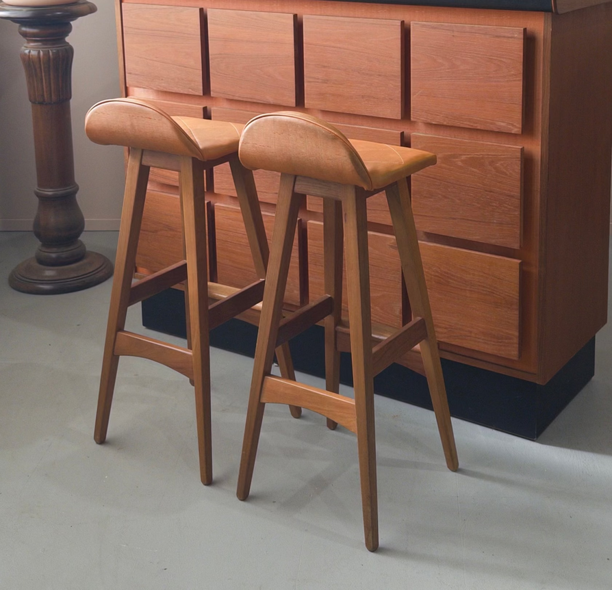 Pair of Australian Mid-Century Barstools