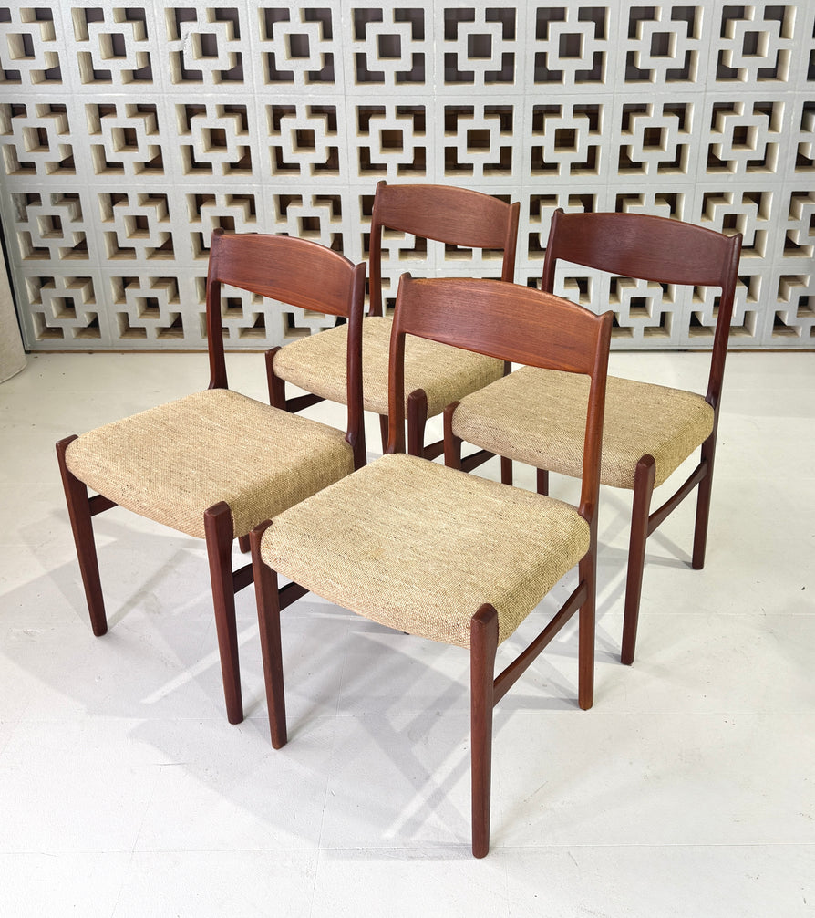 Set of Four Danish Dining Chairs