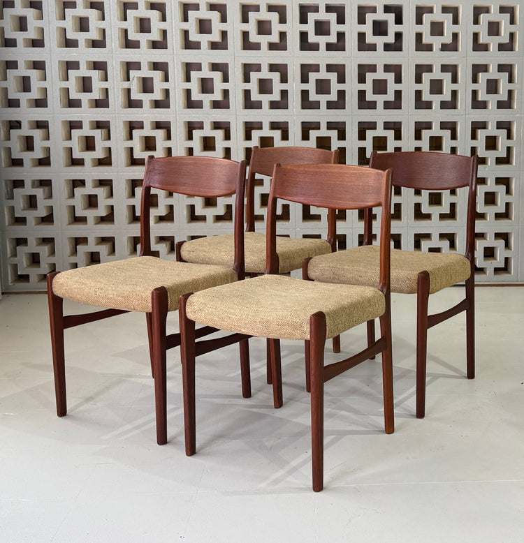 Set of Four Danish Dining Chairs