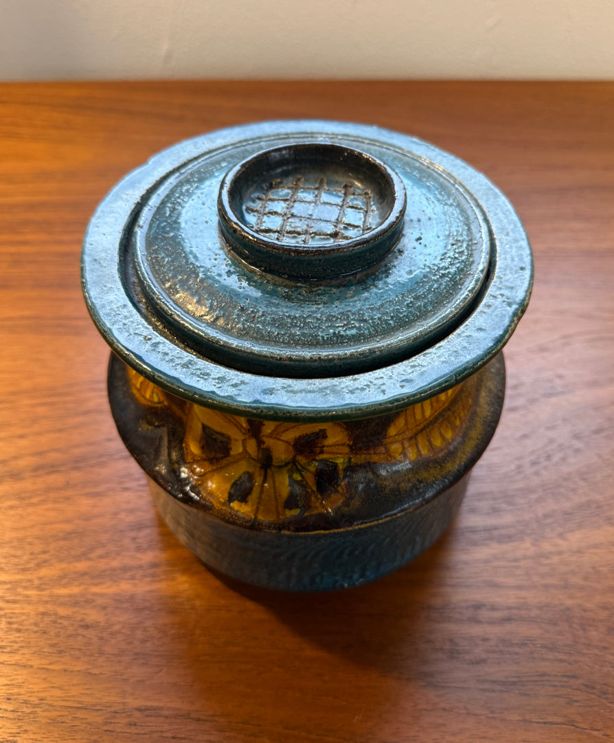 Italian Ceramic Fruit Preserve Jar