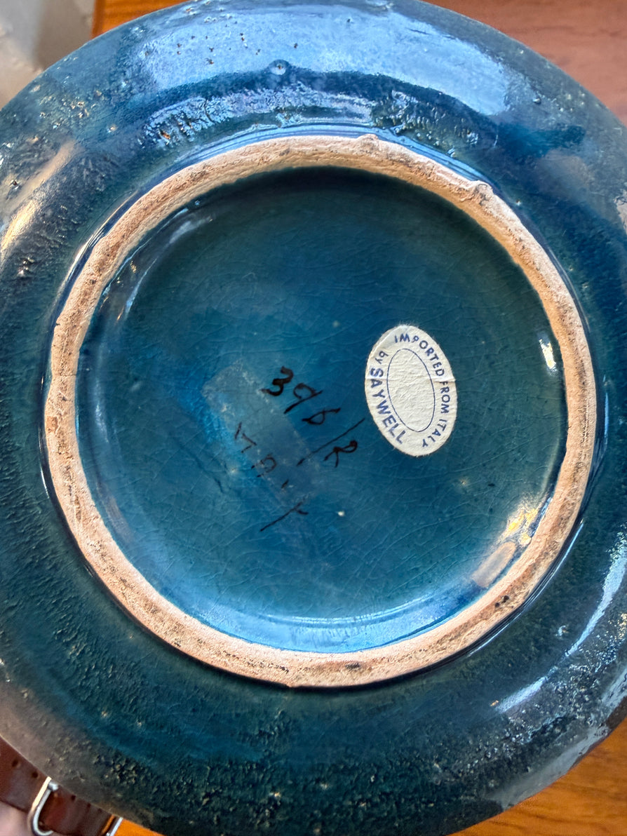 Italian Ceramic Fruit Preserve Jar