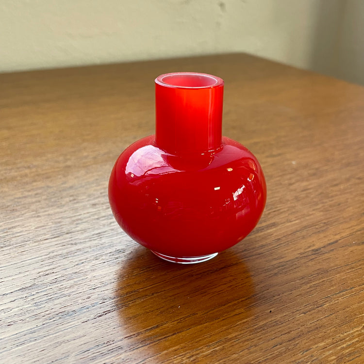 Marimekko Mini Glass Vase - Red