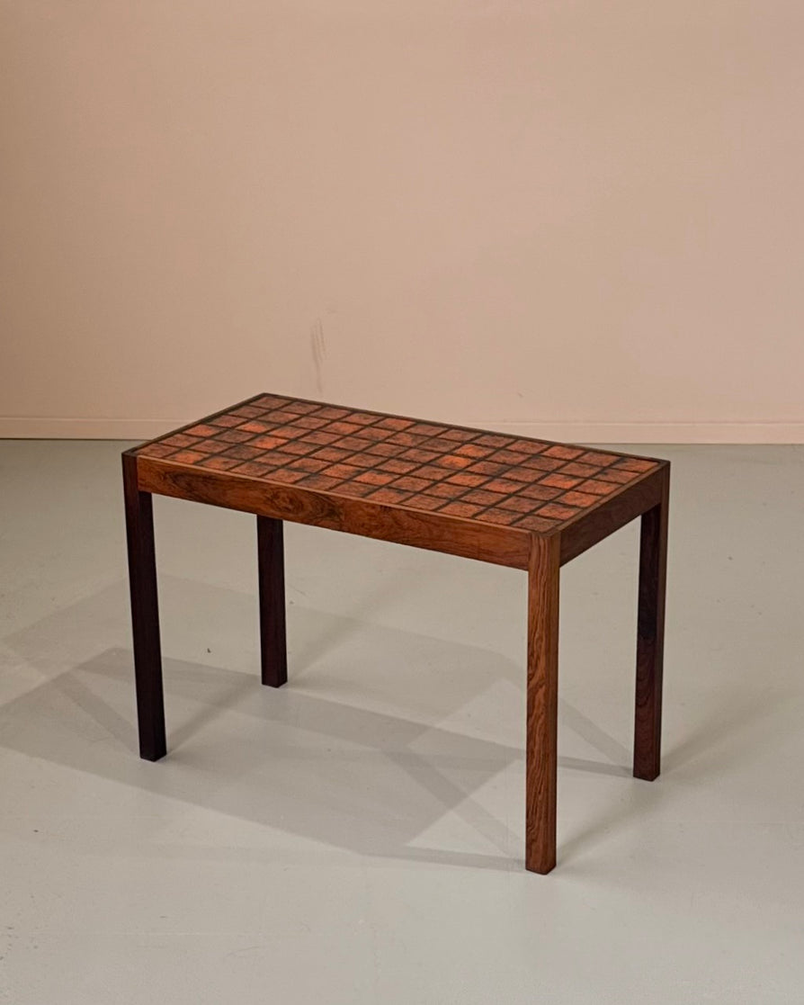 1970s Tile Top Side Table